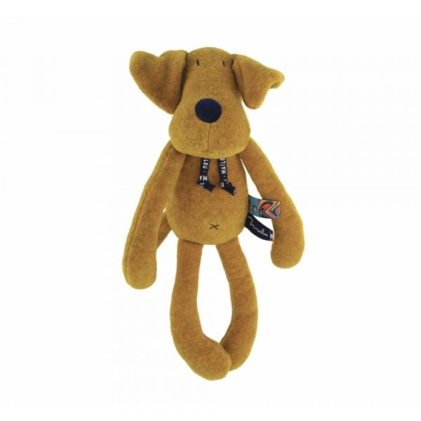 LES POP - TOCTOC LE CHIEN OCRE 40CM