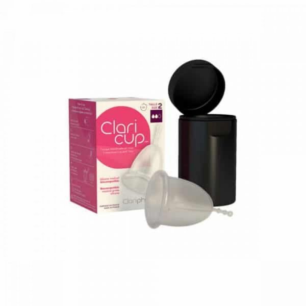 COUPE MENSTRUELLE CLARICUP TRANSPARENTE