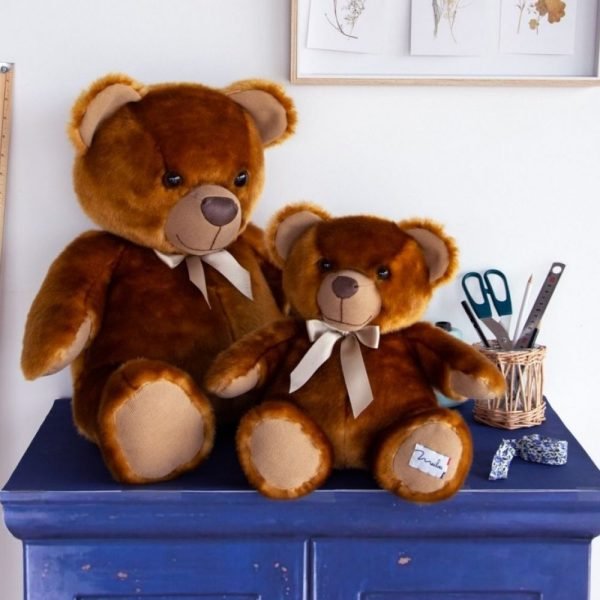 L'OURS MAILOU MARRON - 35CM