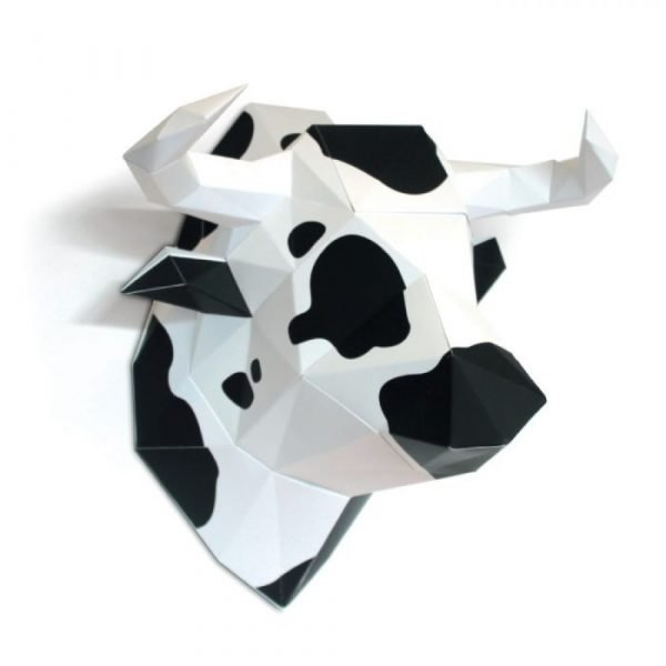 VACHE EN PAPIER 3D