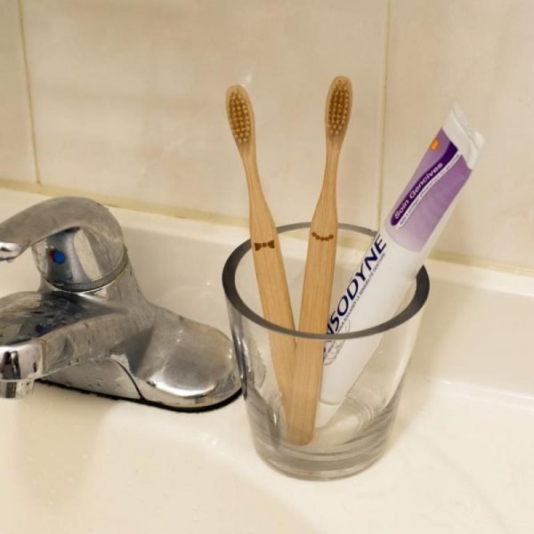 BROSSE A DENTS BAMBOU MR/MME X2