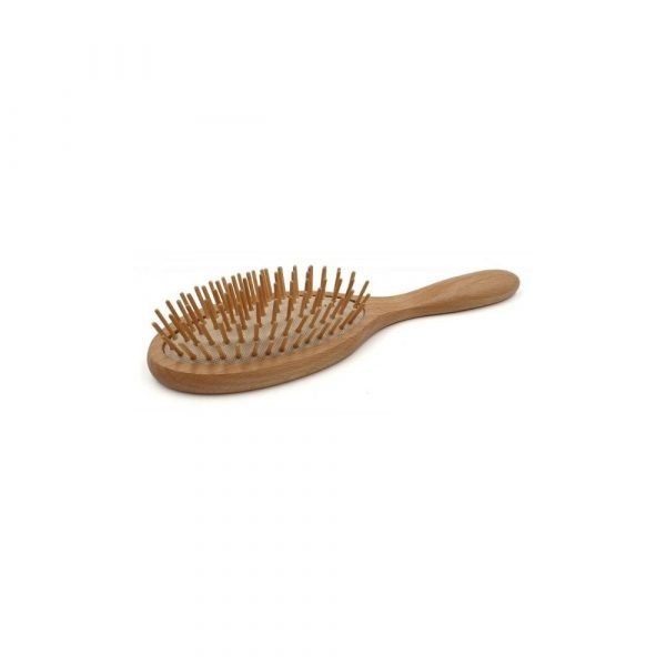 BROSSE A CHEVEUX EN BOIS NATUREL