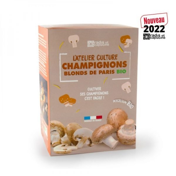 KIT CULTURE CHAMPIGNONS DE PARIS BRUN BIO - PM