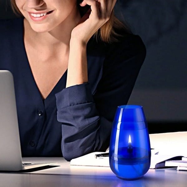 PACK BOUGIE BLO  BLEU + RECHARGE
