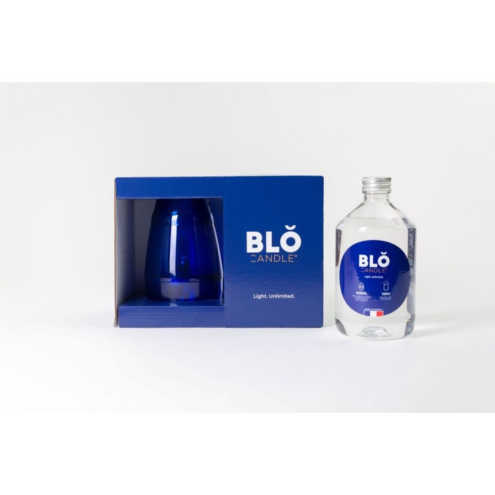 PACK BOUGIE BLO  BLEU + RECHARGE