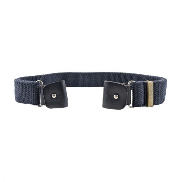 CEINTURE BLEU NUIT SANS BOUCLE ADULTE