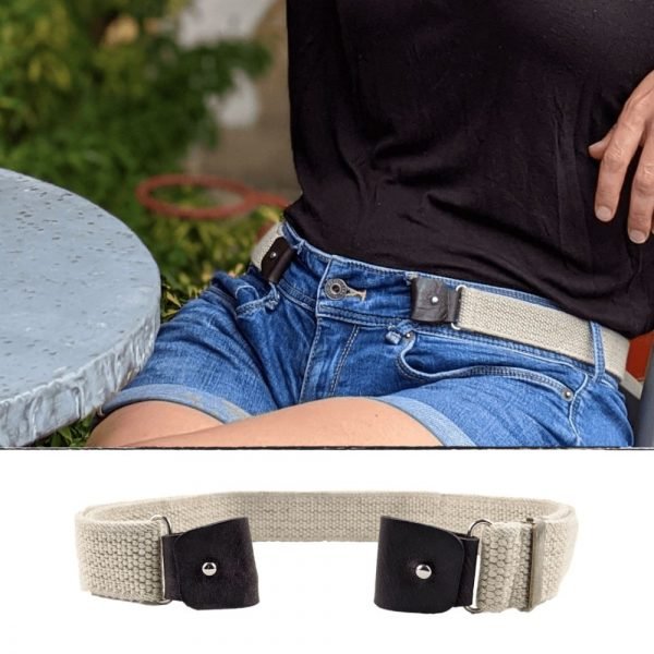 CEINTURE BEIGE SANS BOUCLE ADULTE