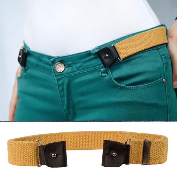 CEINTURE JAUNE SANS BOUCLE ADULTE