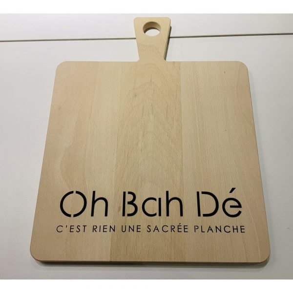 PLANCHE CARRÉ - OH BAH DE UNE SACRÉE PLANCHE