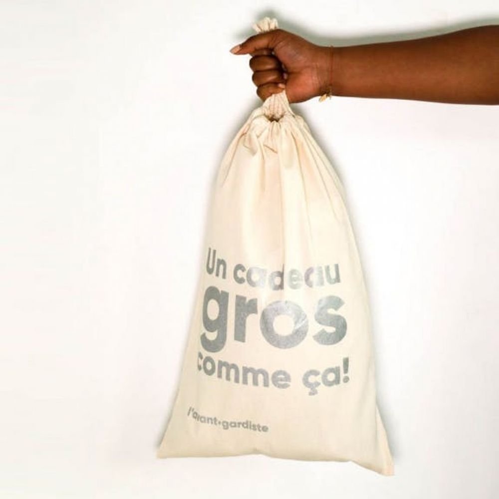 GRANDE POCHETTE CADEAU RÉUTILISABLE - GROS COMME ÇA
