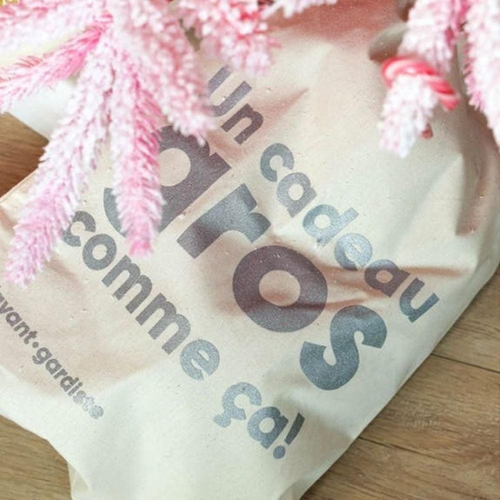 GRANDE POCHETTE CADEAU RÉUTILISABLE - GROS COMME ÇA