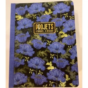 CAHIER 17X22CM PROJETS UTOPIQUES