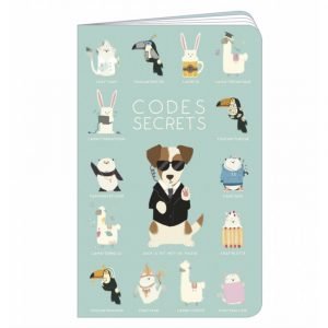 CARNET DE CODES SECRETS 11X18 LES ANI'MOTS