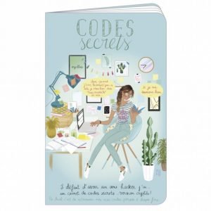 CARNET DE CODES SECRETS 11X18 HACKER OUVERT