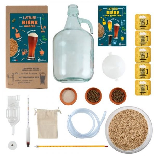 COFFRET BRASSAGE 4L TOUT GRAIN BIERE AMBREE