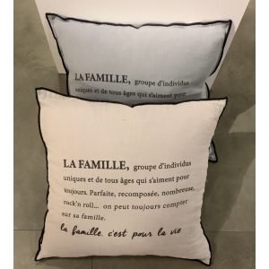 COUSSIN CARRÉ - DEFINITION LA FAMILLE