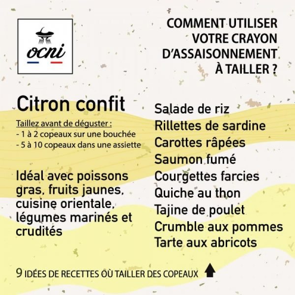 COFFRET ASSAISONNEMENT A TAILLER - 3 SAVEURS (CITRON CONFIT + PIMENT & AIL + BASILIC)