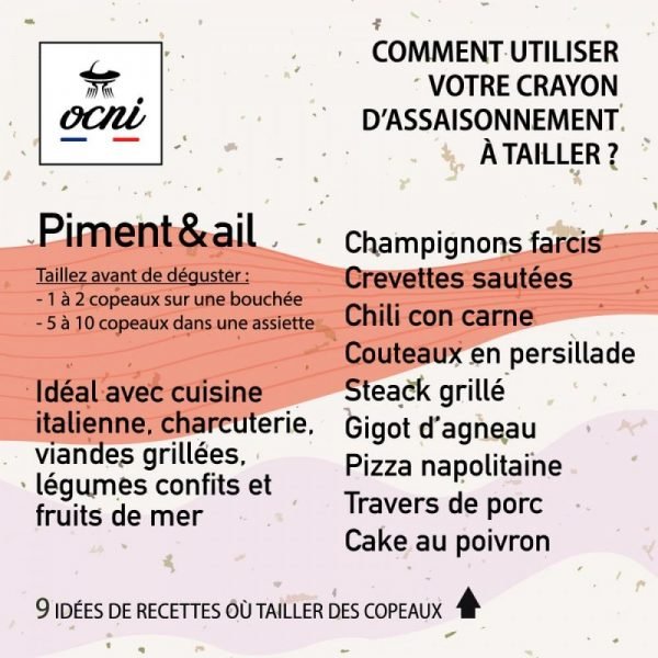 COFFRET ASSAISONNEMENT A TAILLER - 3 SAVEURS (CITRON CONFIT + PIMENT & AIL + BASILIC)