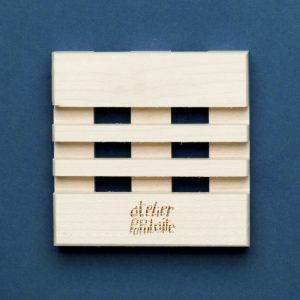 PORTE SAVON EN BOIS D'ERABLE