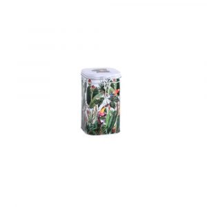 BOITE METAL RAINFOREST 250G COUVERCLE BLANC