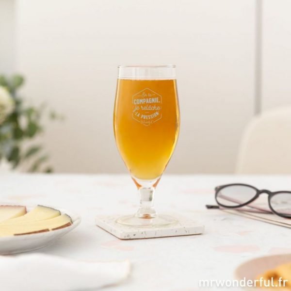 VERRE A BIERE EN TA COMPAGNIE JE RELACHE LA PRESSION