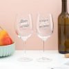 2 VERRES A VIN - POUR TRINQUER A TOUTES LES BONNES CHOSES A VENIR