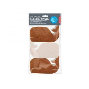 EPONGE NATURELLE A RECURER - LOT DE 3
