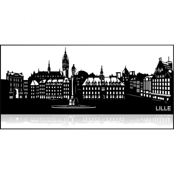 SKYLINE 68 cm LILLE - NOIR