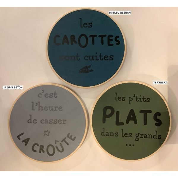 DESSOUS DE PLAT HÊTRE ROND - CUISINE