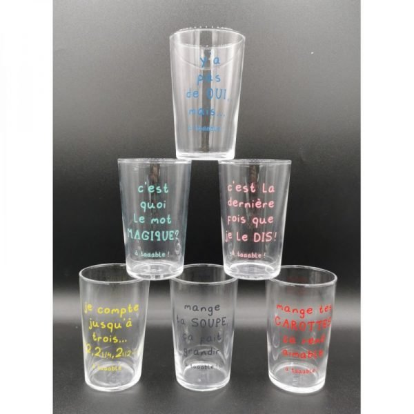 6 VERRES A TABLE !
