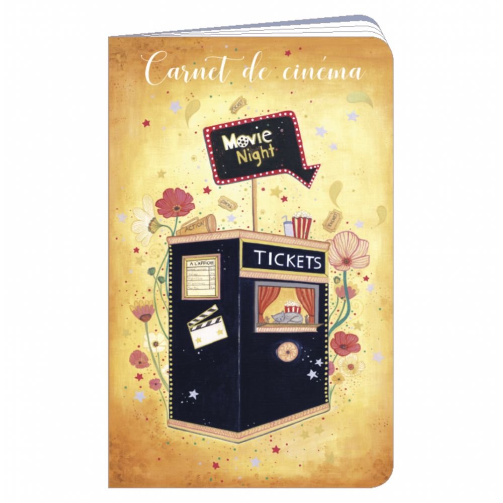 CARNET DE CINÉMA 11X18 MOVIE NIGHT