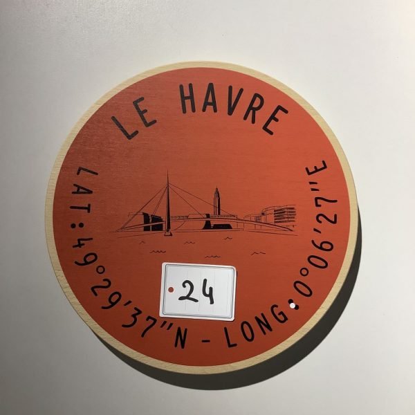 DESSOUS DE PLAT HETRE ROND - COORDONNEES LE HAVRE