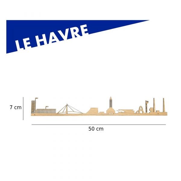 SKYLINE DTC 50 CM BOIS - LE HAVRE