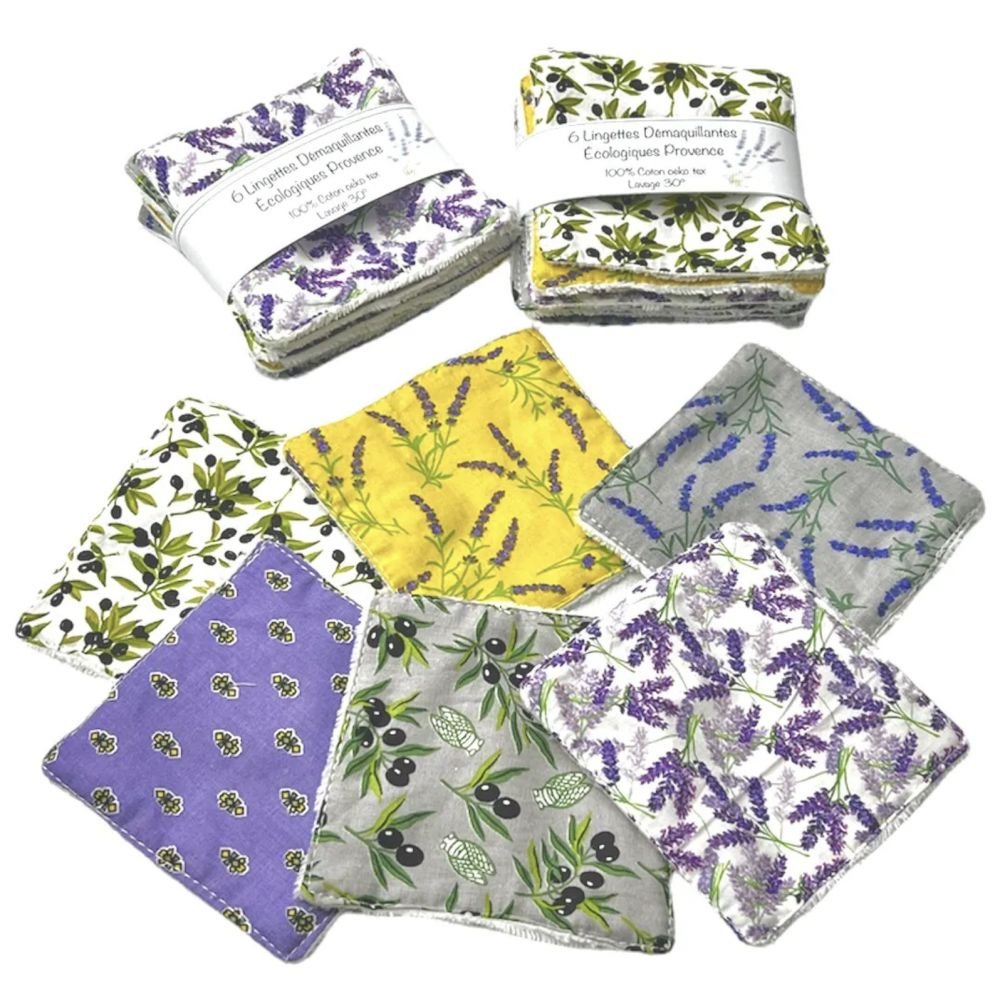 6 LINGETTES ECOLOGIQUES PROVENCE PM