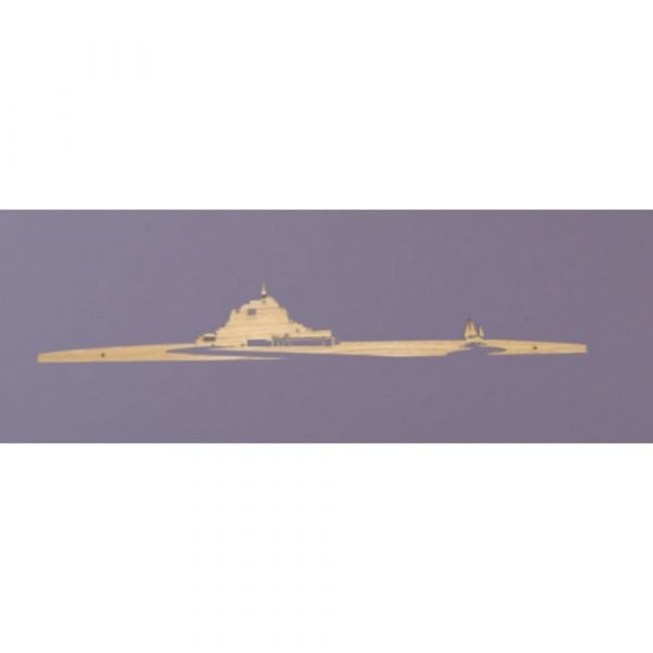 SKYLINE DTC 50 CM BOIS - MONT ST MICHEL