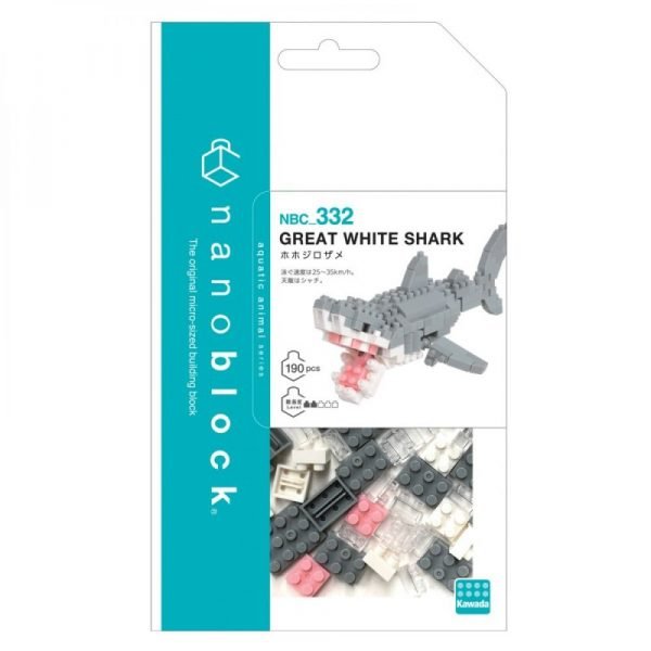 NANOBLOCK - ANIMAUX - Requin blanc