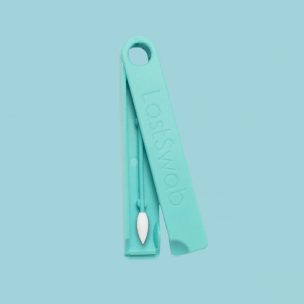 COTON DEMAQUILLANT REUTILISABLE TURQUOISE - LastSwab