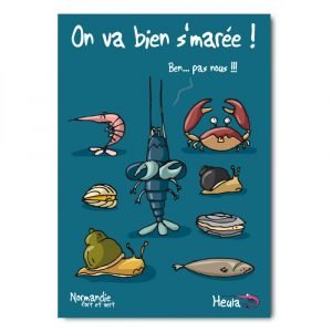 CARTE POSTALE - BIEN S'MAREE