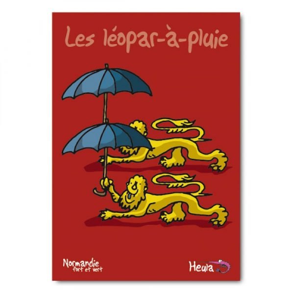 CARTE POSTALE - LEOPARAPLUIE