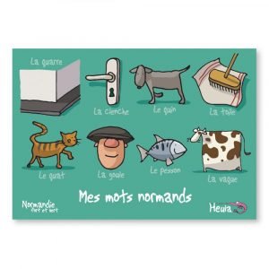 CARTE POSTALE - MES MOTS
