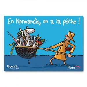 CARTE POSTALE - ON A LA PECHE