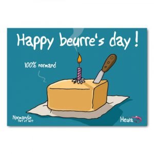 CARTE POSTALE - HAPPY BEURRE'S DAY