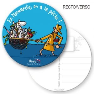 SOUS-BOCK POSTABLE - ON A LA PECHE