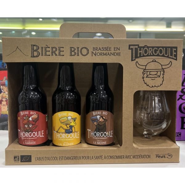 EMBALLAGE POUR BIERES AVEC VERRE