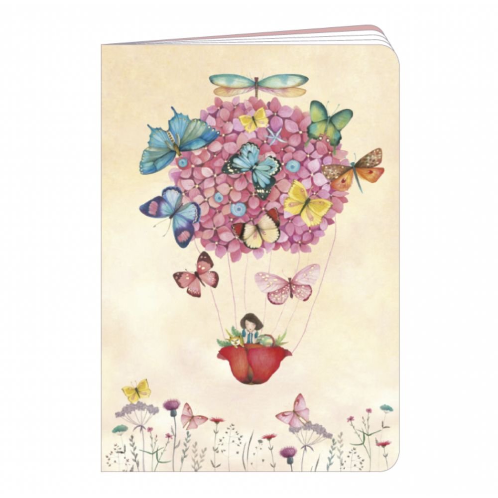 CARNET 10X15 BUTTERFLIES