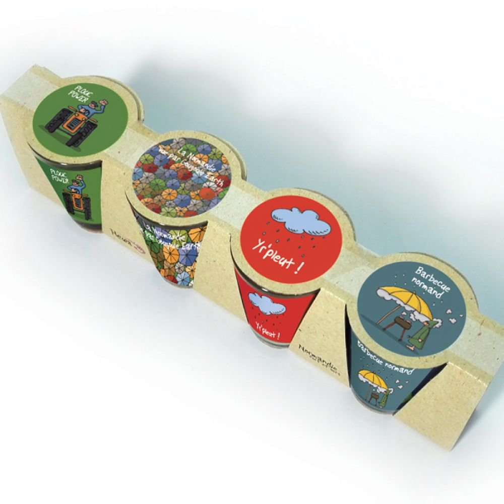 LOT DE 4 VERRES A LIQUEUR / SHOOTER (V4)