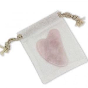 GUA SHA EN QUARTZ ROSE