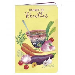 CARNET DE RECETTE 11X18 JAUNES LEGUME