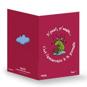 CARTE A SOUHAIT - ANNIVERSAIRE GRENOUILLE