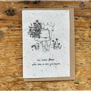 UN MERCI FLEURI CARTE A PLANTER